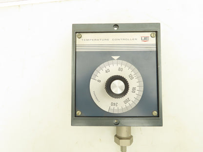 United Electric 602 6BS UE Dial Temperature Controller 0-250°F 20A 125/250