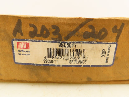 TB Woods 9SC50-11 Spacer Flange Coupling 2.8750"Bore Size 9 3750RPM Cast Iron