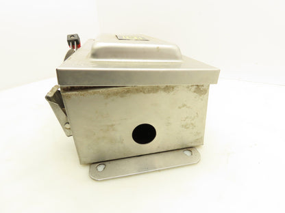 Square D H361DSWC Safety Disconnect Switch 30A 3P 600V Fusible SS Crouse Hinds