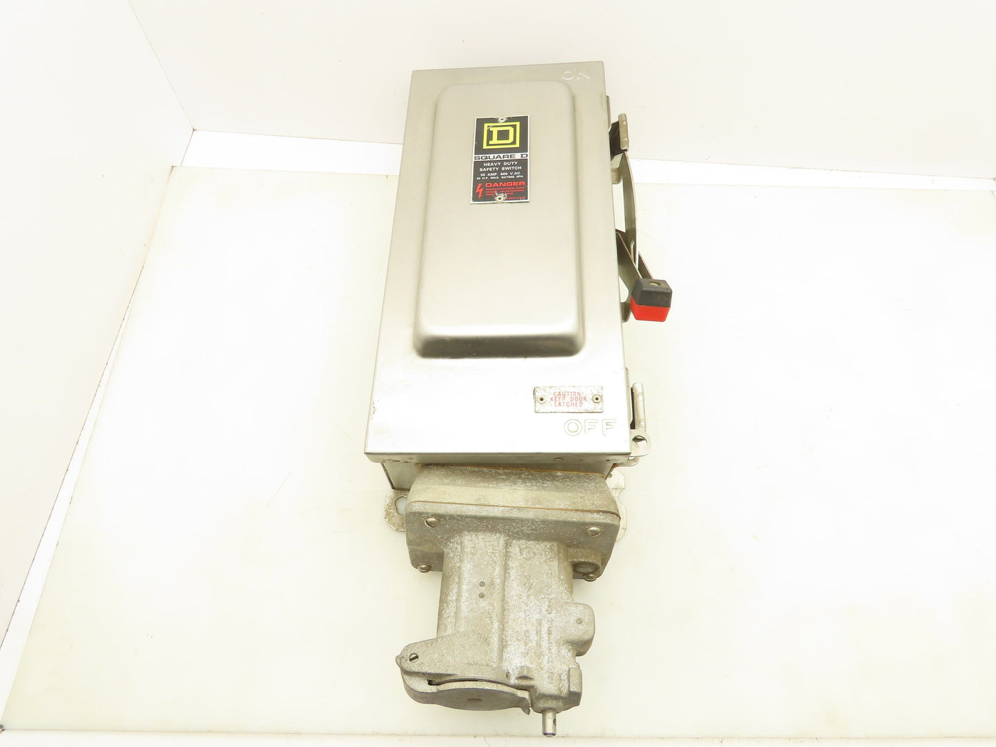 Square D H361DSWC Safety Disconnect Switch 30A 3P 600V Fusible SS Crouse Hinds