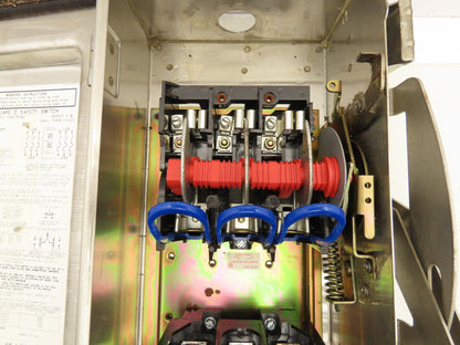 Square D H361DSWC Safety Disconnect Switch 30A 3P 600V Fusible SS Crouse Hinds