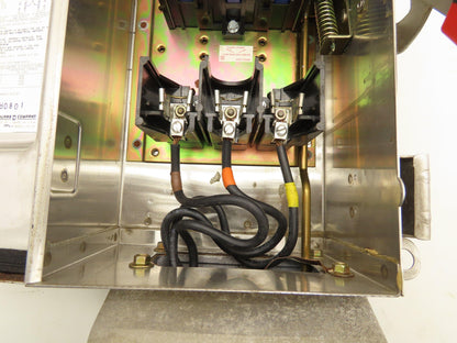 Square D H361DSWC Safety Disconnect Switch 30A 3P 600V Fusible SS Crouse Hinds