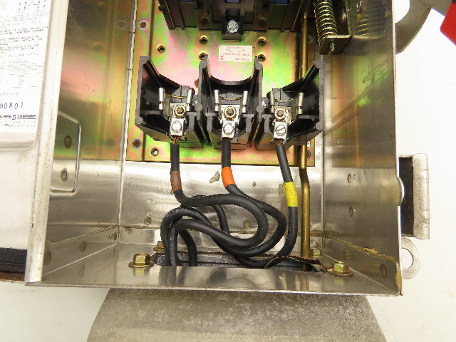 Square D H361DSWC Safety Disconnect Switch 30A 3P 600V Fusible SS Crouse Hinds