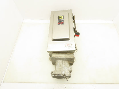 Square D H361DSWC Safety Disconnect Switch 30A 3P 600V Fusible SS Crouse Hinds