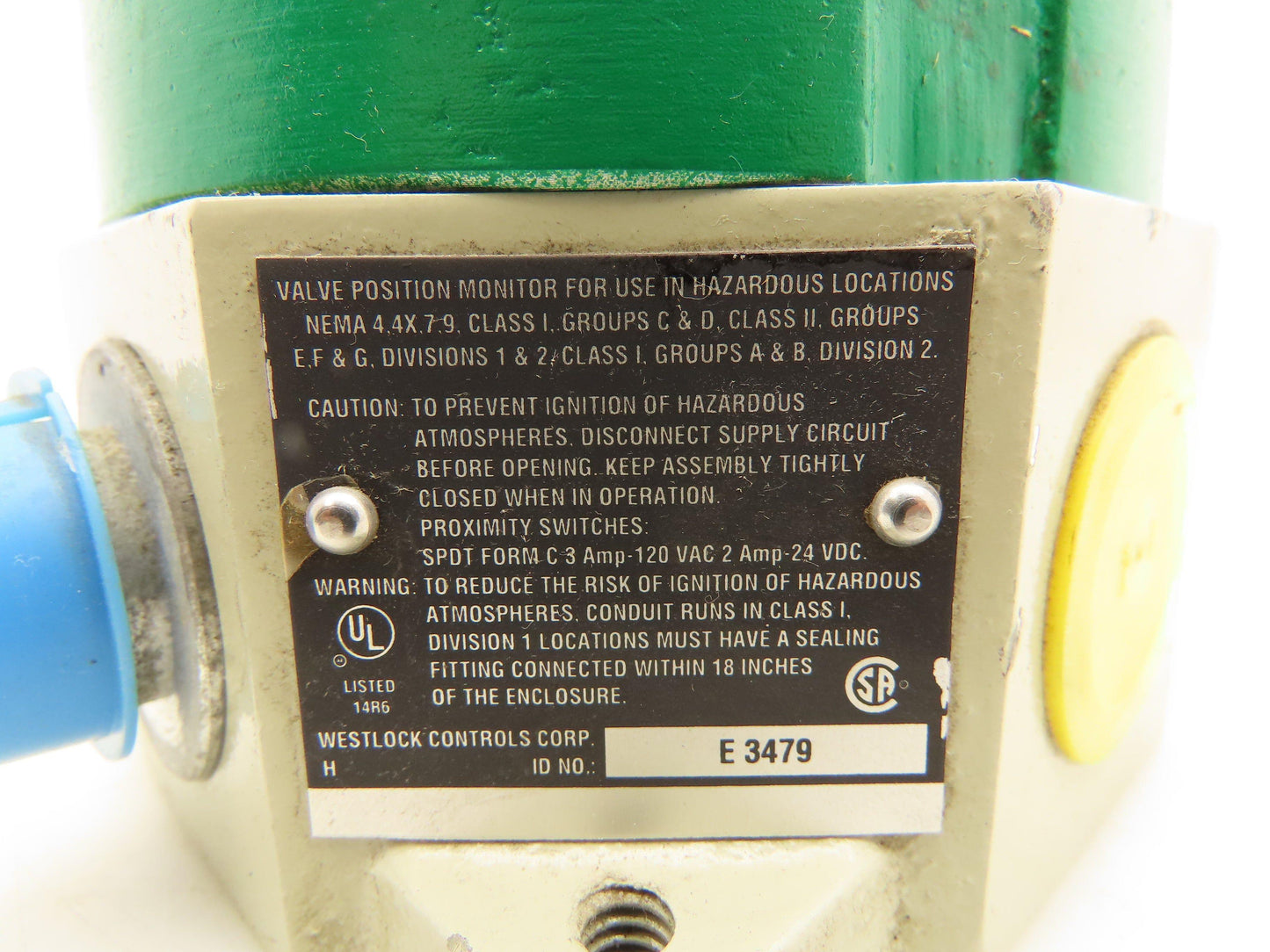 Westlock E3479 Valve Position Monitor WD-10175