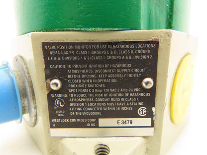 Westlock E3479 Valve Position Monitor WD-10175