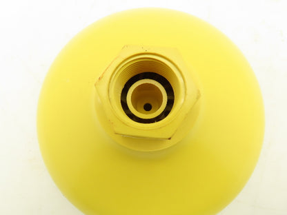 Speakman SE-870 Shower Head 8"OD Yellow Plastic With Impeller Faceplate 1"NPT