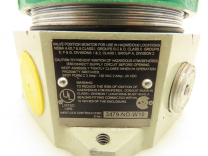 Westlock 3479-NO-W10 Valve Position Monitor WD-10175
