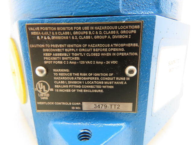 Westlock 3479-TT2 Valve Position Monitor WD-10041