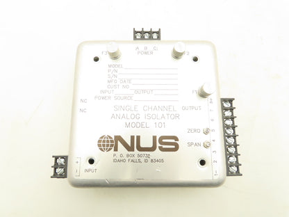 NUS SCA101-24-13-08 Single Channel Analog Isolator