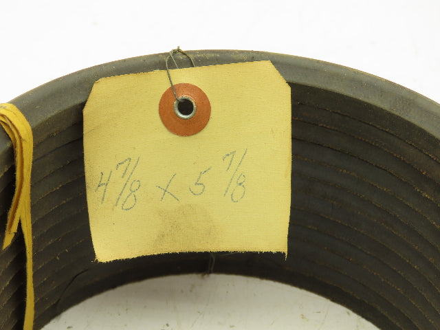 V-Packing Chevron Rubber Fabric Seal Split Ring 4-7/8"x 5-7/8"  Lot of 12