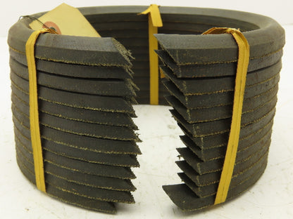 V-Packing Chevron Rubber Fabric Seal Split Ring 4-7/8"x 5-7/8"  Lot of 12