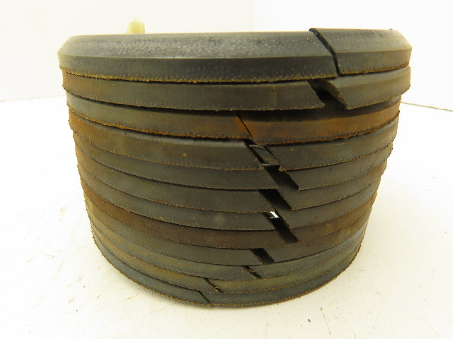 915 DN V-Packing Chevron Rubber Fabric Seal Split Ring 3-7/8"x 4-7/8"  Lot of 12