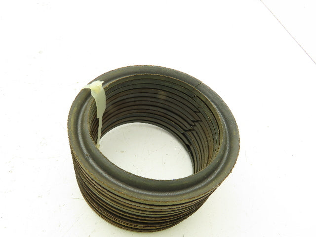 915 DN V-Packing Chevron Rubber Fabric Seal Split Ring 3-7/8"x 4-7/8"  Lot of 12