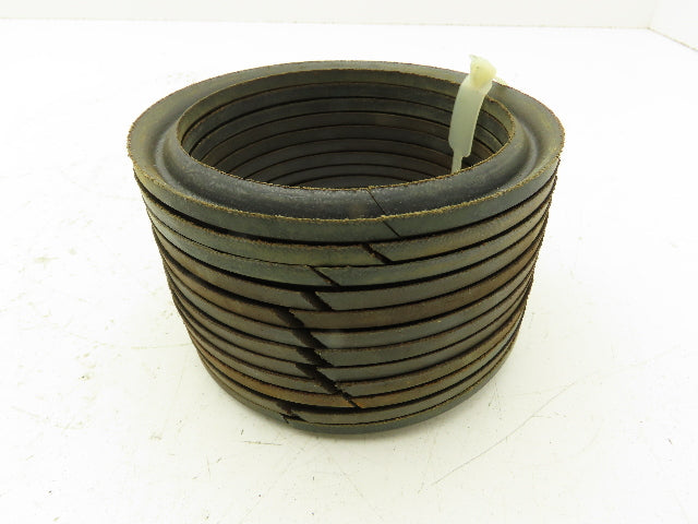 915 DN V-Packing Chevron Rubber Fabric Seal Split Ring 3-7/8"x 4-7/8"  Lot of 12