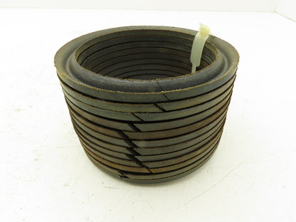 915 DN V-Packing Chevron Rubber Fabric Seal Split Ring 3-7/8"x 4-7/8"  Lot of 12