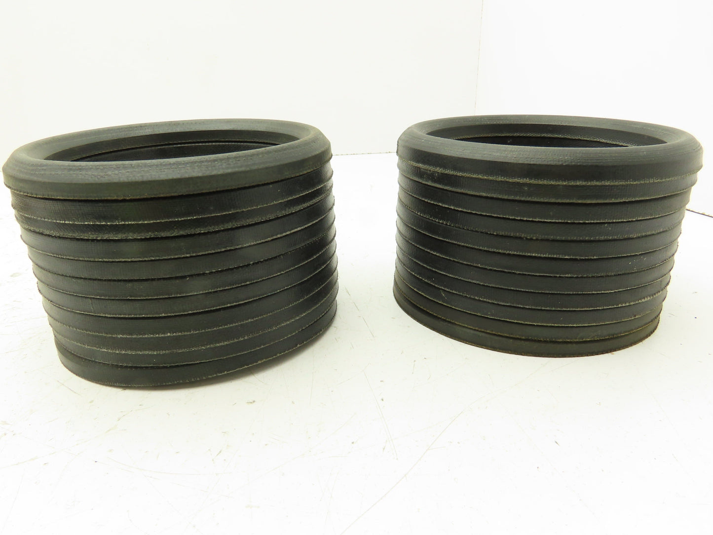 V-Packing Chevron Rubber Fabric Seal Split Ring 4"x 5"  Lot of 22