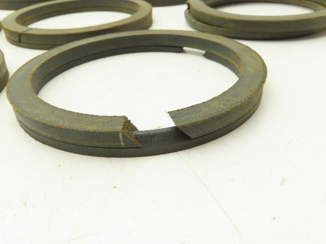 V-Packing Chevron Rubber Seal Split Ring 3-3/4"x 4-1/2" Top/Bottom Set of 13