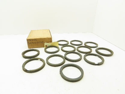 V-Packing Chevron Rubber Seal Split Ring 3-3/4"x 4-1/2" Top/Bottom Set of 13