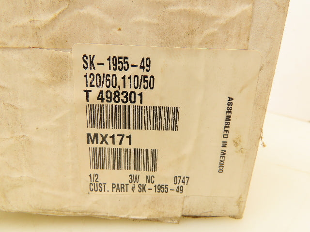 ASCO/UCC SK-1955-49 Solenoid Valve 120V-AC 6.1-8.1W 10-125PSI 1/2" NPT