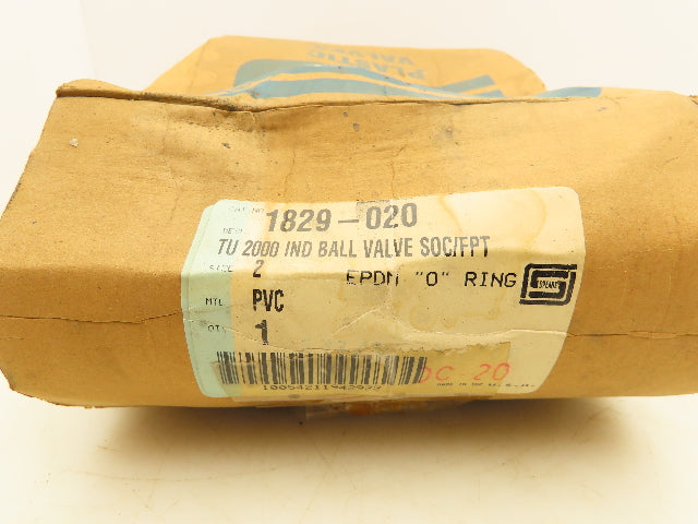 Spears 1829-020 Ball Valve Socket Inline True Union 2" PVC 235PSI@73°F