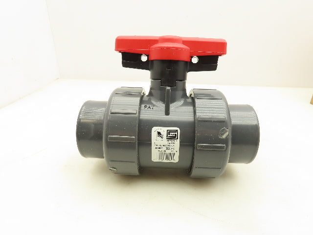 Spears 1829-020 Ball Valve Socket Inline True Union 2" PVC 235PSI@73°F