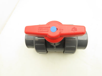 Spears 1829-020 Ball Valve Socket Inline True Union 2" PVC 235PSI@73°F
