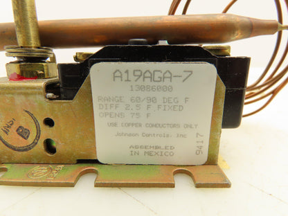 Trane CNT0016 Adjustable Temperature Control 60-90°F SPST Lot Of 2