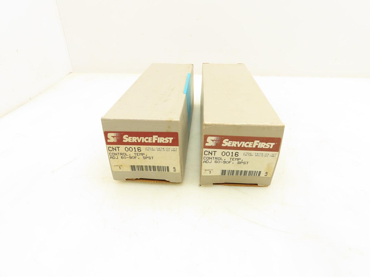 Trane CNT0016 Adjustable Temperature Control 60-90°F SPST Lot Of 2