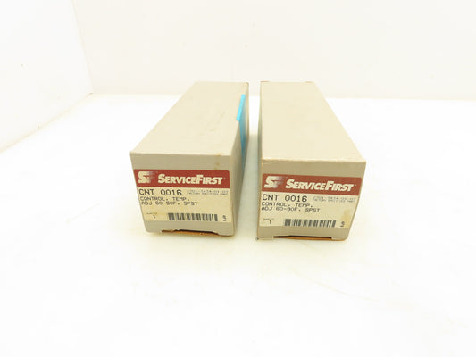 Trane CNT0016 Adjustable Temperature Control 60-90°F SPST Lot Of 2