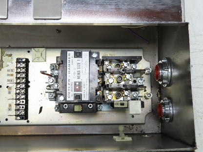 Cutler Hammer A30CWA0 Combination Motor Starter Size 1 Stainless 10Hp Non Fused