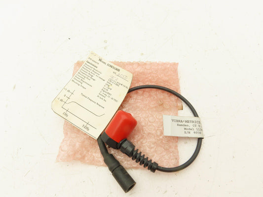 Vibra-Metrics 1136 Accelerometer Sensor 15-30VDC 4mA 20"Lbs Of Torque 13"Cable