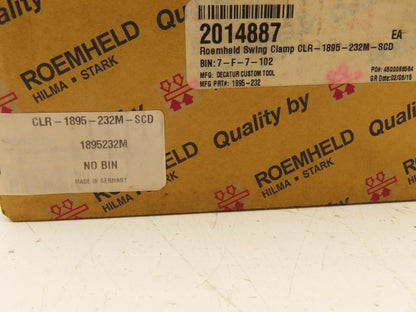 Roemheld 1895232M Swing Clamp 500 Bar