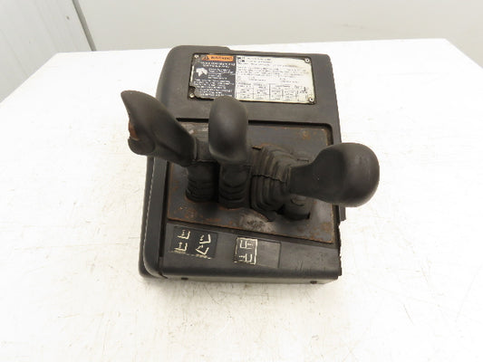 Hyster E60Z Forklift Three Lever Fork Control Unit