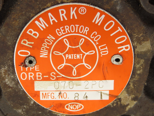 Nippon Gerotor ORB-S-070-2PC Hydraulic Orbmark Motor 14 GPM 930 RPM 2200 PSI