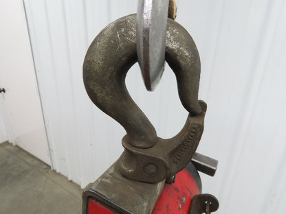 Aro R 1/4 Ton 500lb Pneumatic Air Chain Hoist 7'8" Lift Travel Pull Chain
