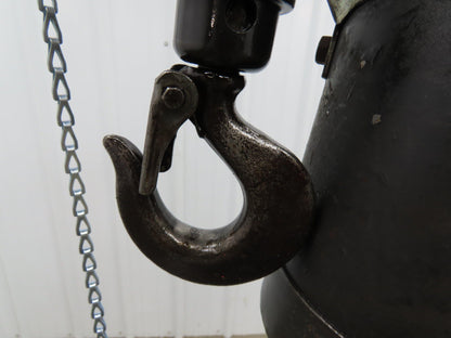 Aro R 1/4 Ton 500lb Pneumatic Air Chain Hoist 7'8" Lift Travel Pull Chain