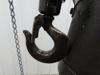 Aro R 1/4 Ton 500lb Pneumatic Air Chain Hoist 7'8" Lift Travel Pull Chain