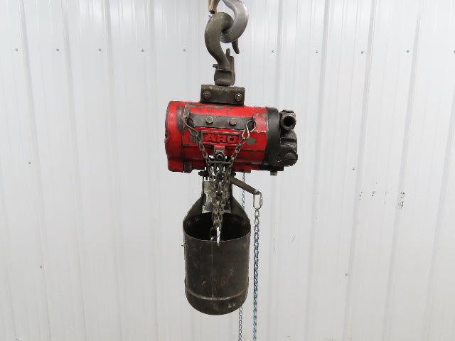 1/4 Ton 500lb Pneumatic Air Chain Hoist 8'6" Lift Travel Pull Chain