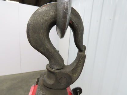1/4 Ton 500lb Pneumatic Air Chain Hoist 8'6" Lift Travel Pull Chain