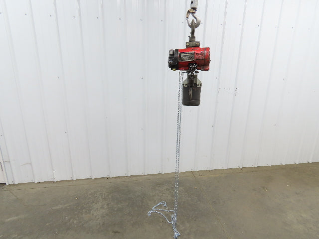 1/4 Ton 500lb Pneumatic Air Chain Hoist 8'6" Lift Travel Pull Chain