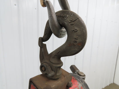 Aro 7750ET 1/4 Ton 500lb Pneumatic Air Chain Hoist 7'8" Lift Travel Pull Chain