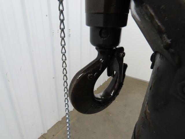 Aro 7750ET 1/4 Ton 500lb Pneumatic Air Chain Hoist 7'8" Lift Travel Pull Chain