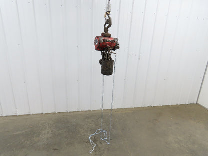 Aro 7750ET 1/4 Ton 500lb Pneumatic Air Chain Hoist 7'8" Lift Travel Pull Chain