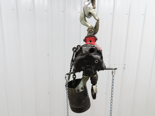 Aro 7717EBA 1/4 Ton 500lb Pneumatic Air Chain Hoist 7'6" Lift Travel Pull Chain