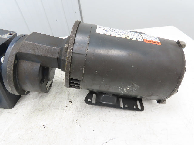 Grove Gear 60:1 Double Reduction Gearmotor 14 RPM Output RH 2Hp 460V 3PH 56C