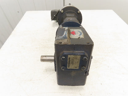 Grove Gear 60:1 Double Reduction Gearmotor 14 RPM Output RH 2Hp 460V 3PH 56C