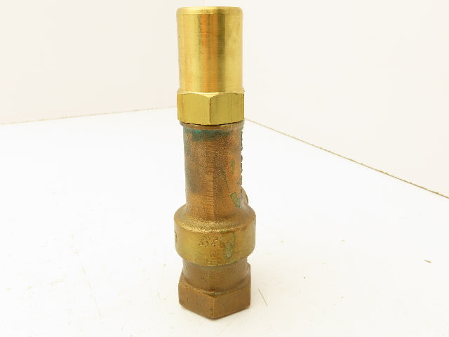 Trane VAL 1467 Fulflo Pressure Relief Valve 1/2"NPT In/Out Brass