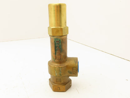 Trane VAL 1467 Fulflo Pressure Relief Valve 1/2"NPT In/Out Brass