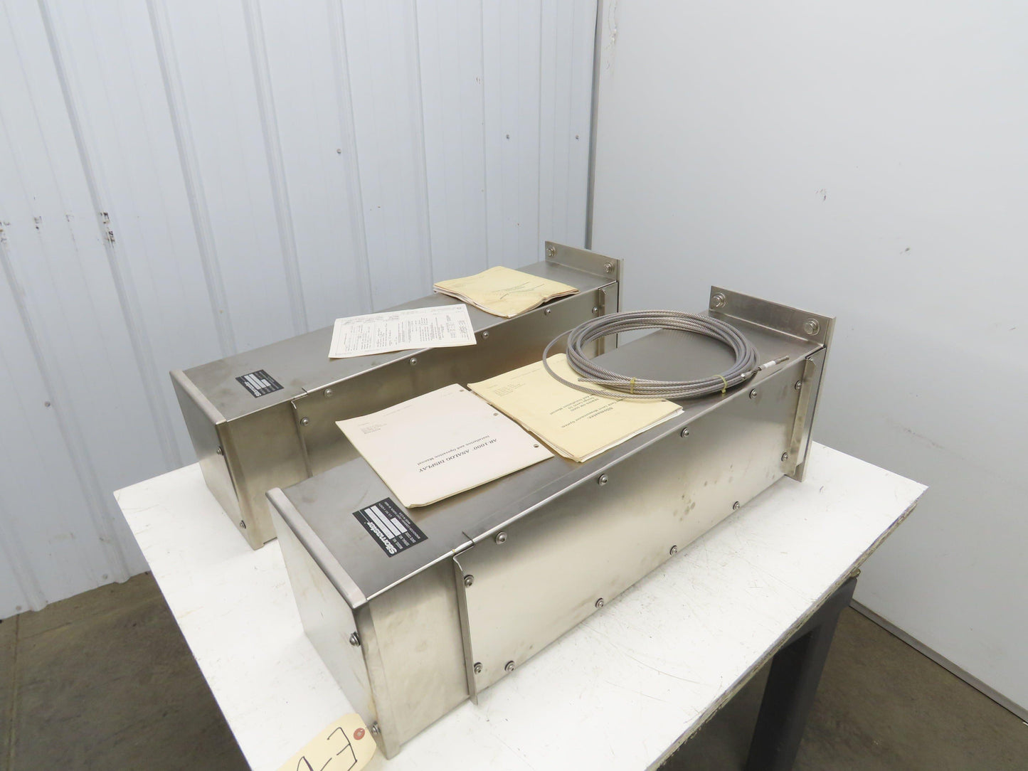 Bindicator Silomaster SM5 AR-1000 Display Stainless Steel Housing Lot of 2